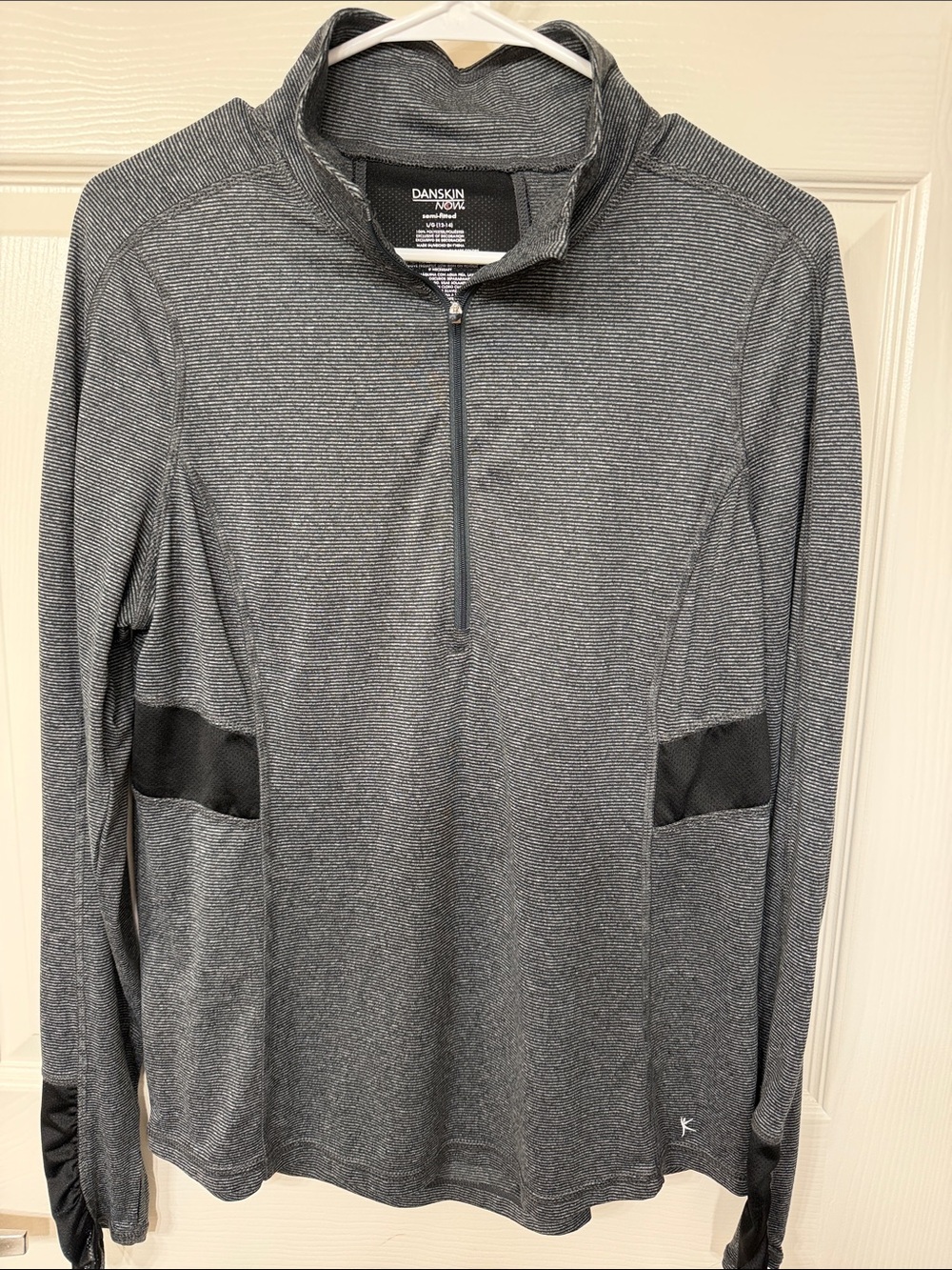 Danskin Women's Gray Half-Zip Performance Pullover